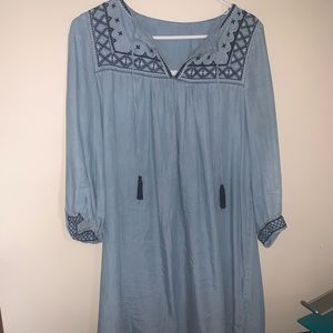 BOHO BLUE DRESS